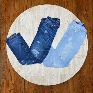 Hollister& American Eagle Bundle Of Two Jeans